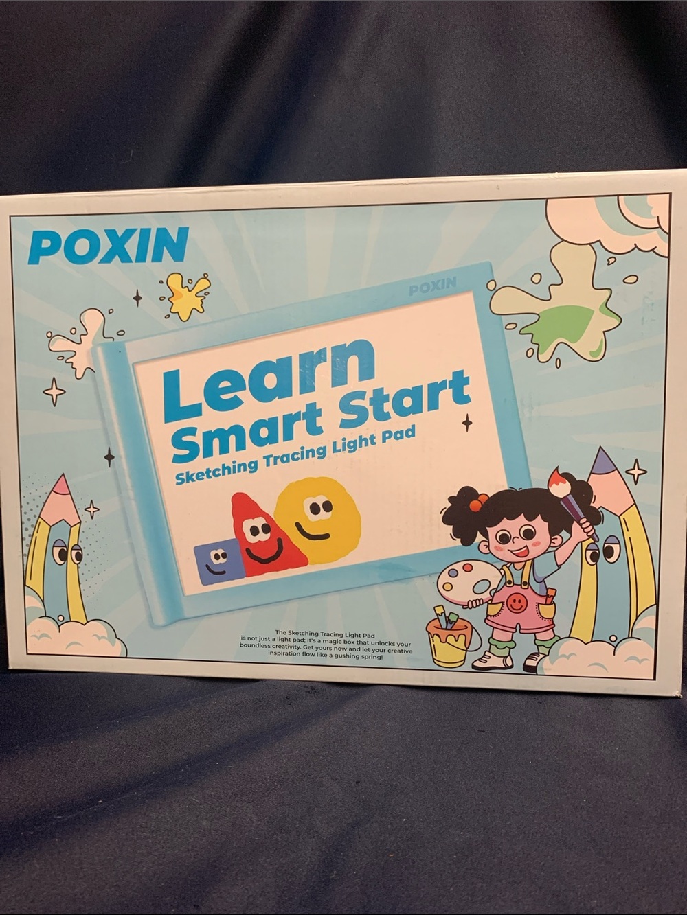 POXIN Learn Smart Start Sketching Tracing Light Pad - Blue